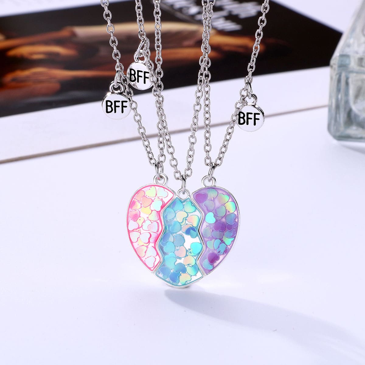 Triad Best Friend Magnetic Necklace Set